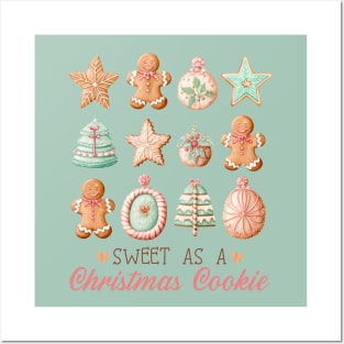 Sweet as A Christmas Cookie Posters and Art